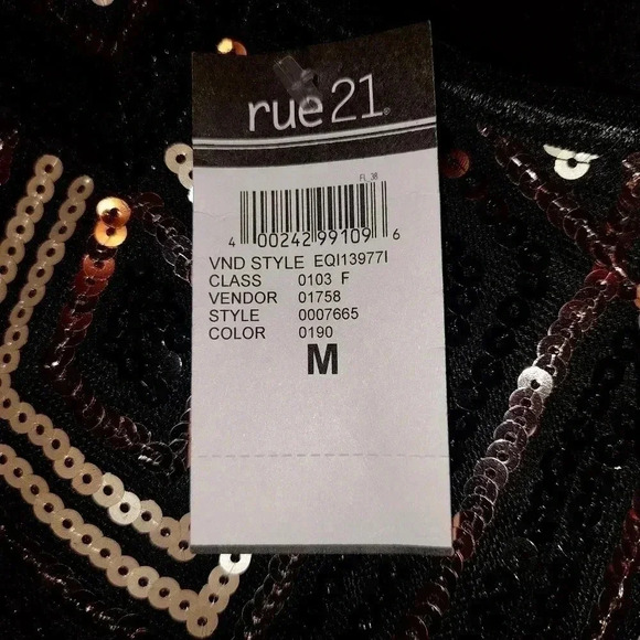 NWT Rue 21 Sequin Mini Bodycon Dress Size Medium - Picture 7 of 10
